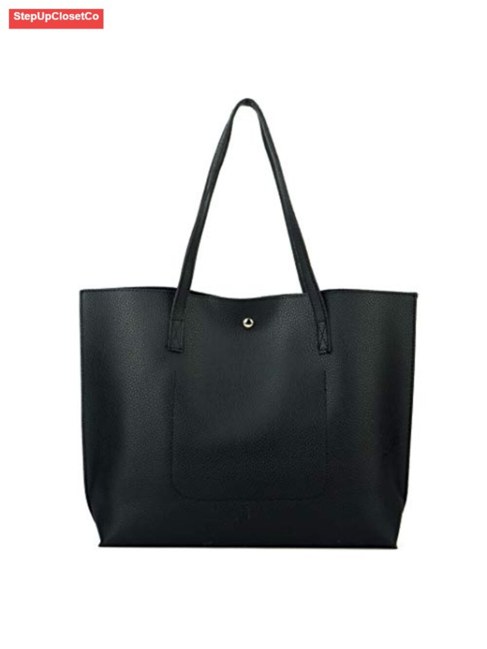 Faux Leather Top Handle Satchel Tote for Women - Picture 5 of 6